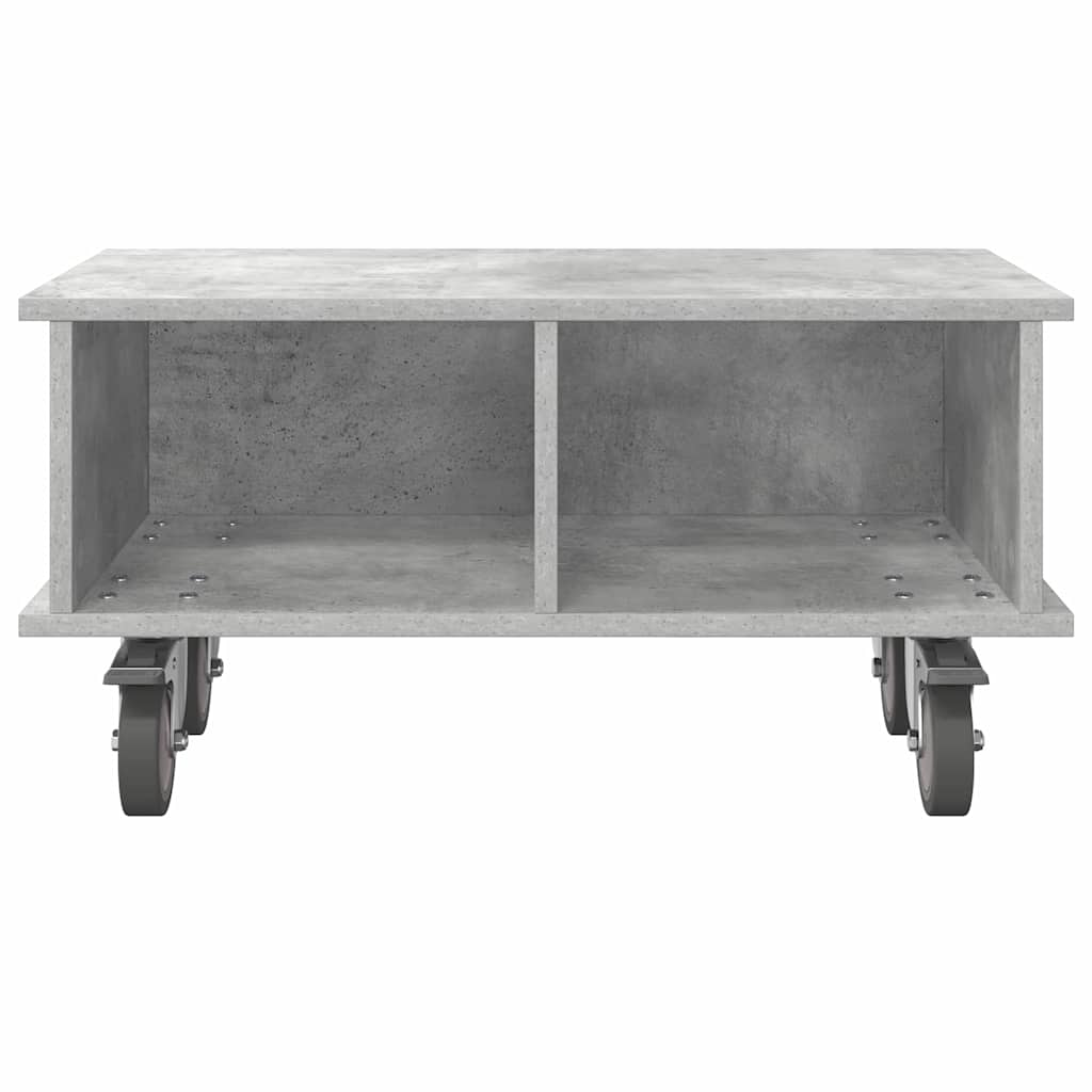 vidaXL TV Stand Concrete Grey 68.5 x 35 x 35 cm Engineered Wood