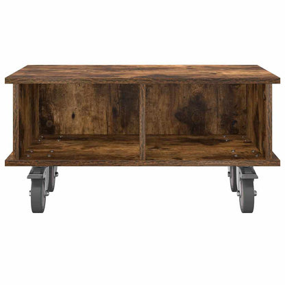 vidaXL TV Stand Smoked Oak 68.5 x 35 x 35 cm Engineered Wood
