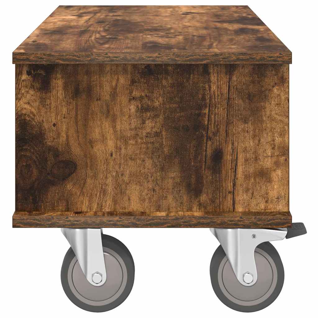 vidaXL TV Stand Smoked Oak 68.5 x 35 x 35 cm Engineered Wood