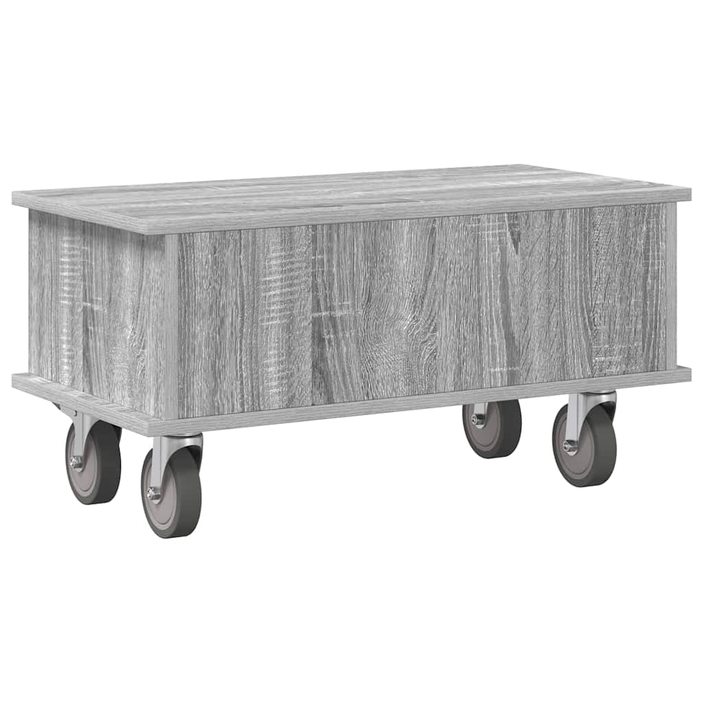 vidaXL TV Stand Grey Sonoma 68.5 x 35 x 35 cm Engineered Wood