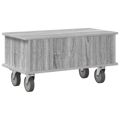 vidaXL TV Stand Grey Sonoma 68.5 x 35 x 35 cm Engineered Wood