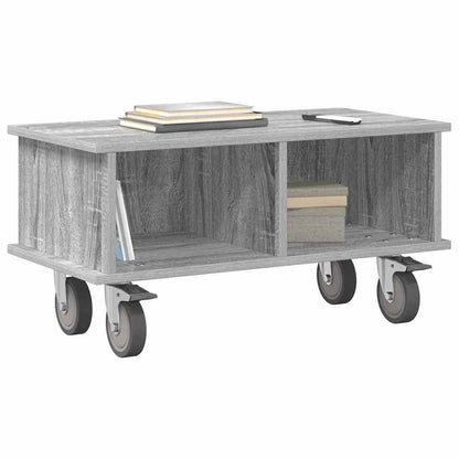 vidaXL TV Stand Grey Sonoma 68.5 x 35 x 35 cm Engineered Wood