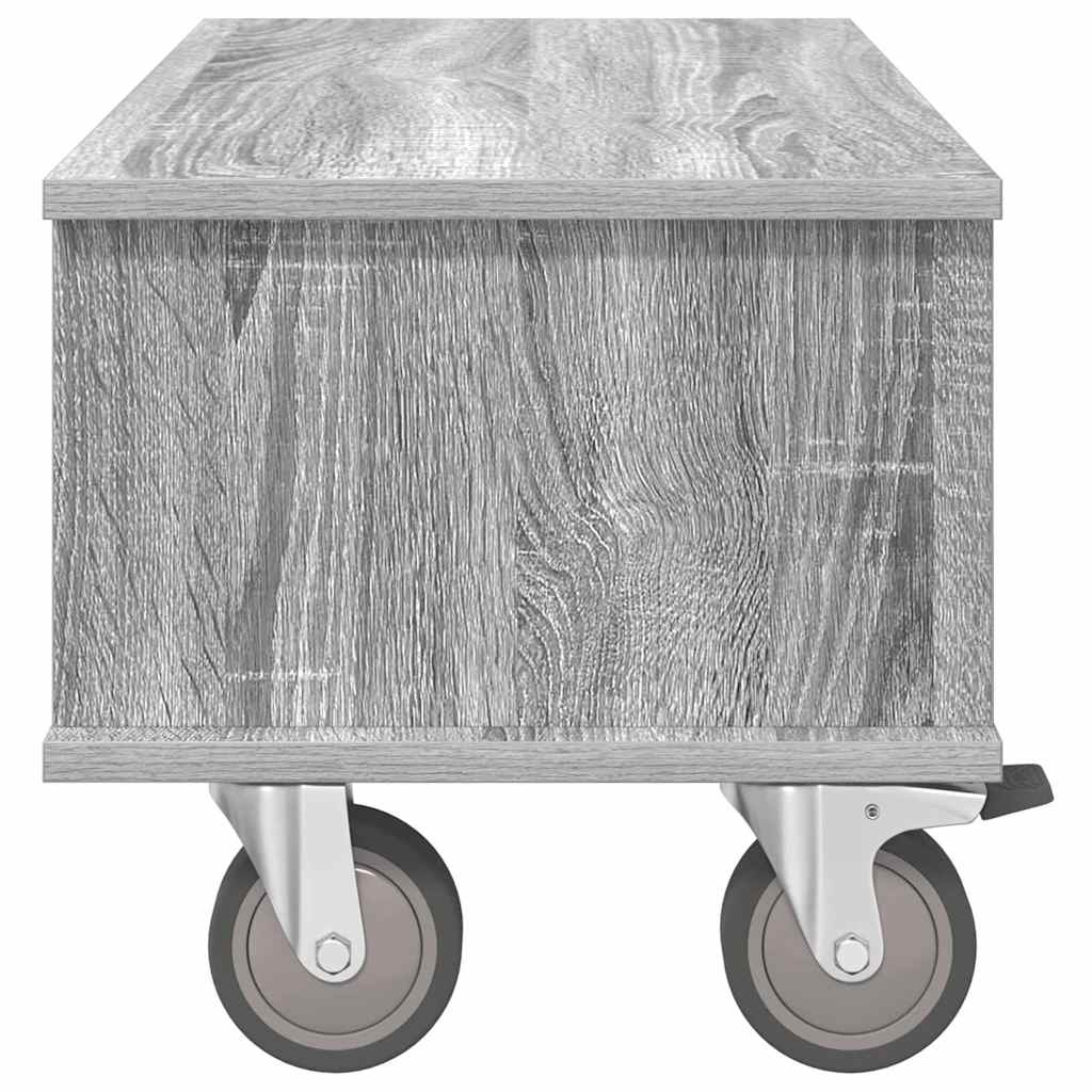 vidaXL TV Stand Grey Sonoma 68.5 x 35 x 35 cm Engineered Wood