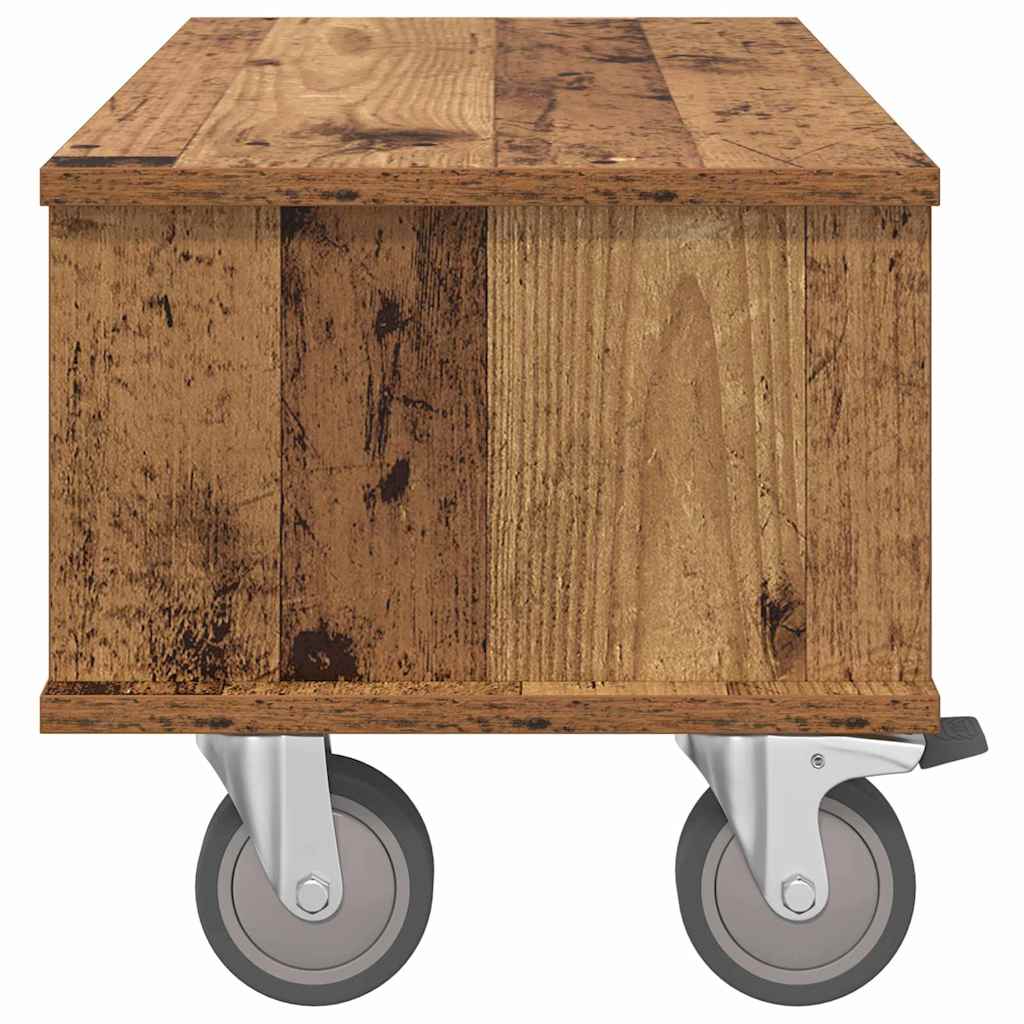 vidaXL TV Stand Old Wood 68.5 x 35 x 35 cm Engineered Wood