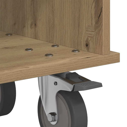 vidaXL TV Stand 68.5 x 35 x 35 cm Artisan Oak Engineered Wood