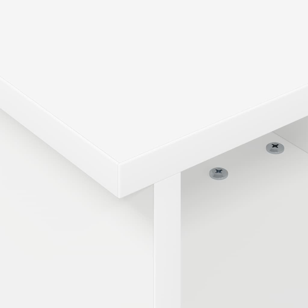 vidaXL TV Stand White 37 x 35 x 35 cm Engineered Wood