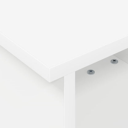vidaXL TV Stand White 37 x 35 x 35 cm Engineered Wood