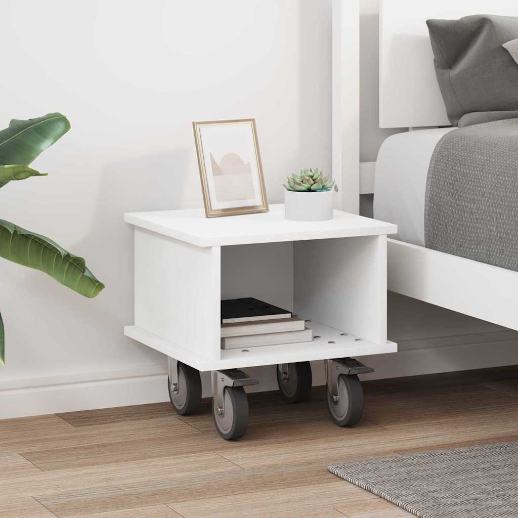 vidaXL TV Stand White 37 x 35 x 35 cm Engineered Wood