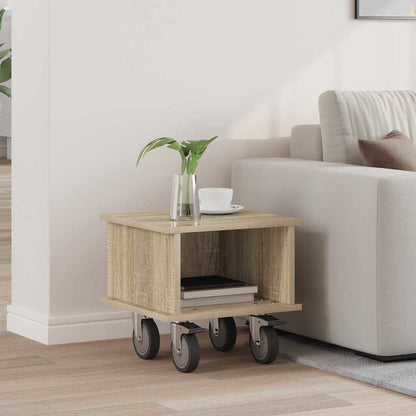vidaXL TV Stand Sonoma Oak 37 x 35 x 35 cm Engineered Wood