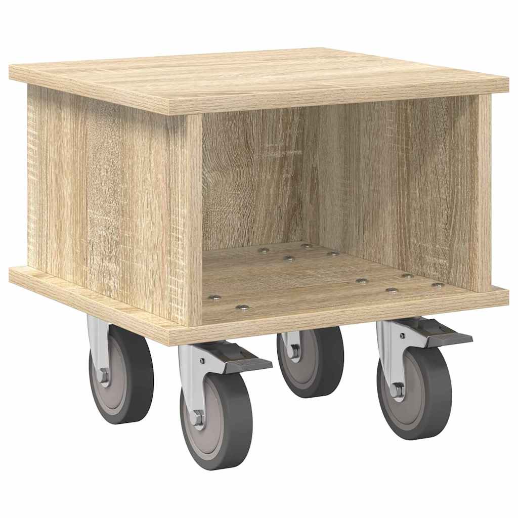 vidaXL TV Stand Sonoma Oak 37 x 35 x 35 cm Engineered Wood