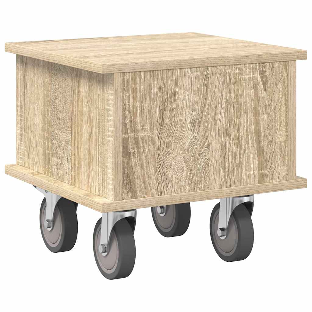 vidaXL TV Stand Sonoma Oak 37 x 35 x 35 cm Engineered Wood