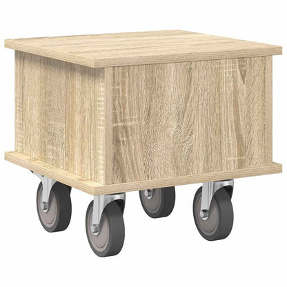 vidaXL TV Stand Sonoma Oak 37 x 35 x 35 cm Engineered Wood