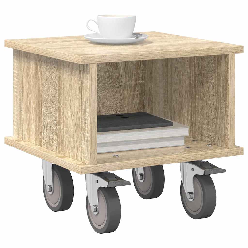 vidaXL TV Stand Sonoma Oak 37 x 35 x 35 cm Engineered Wood