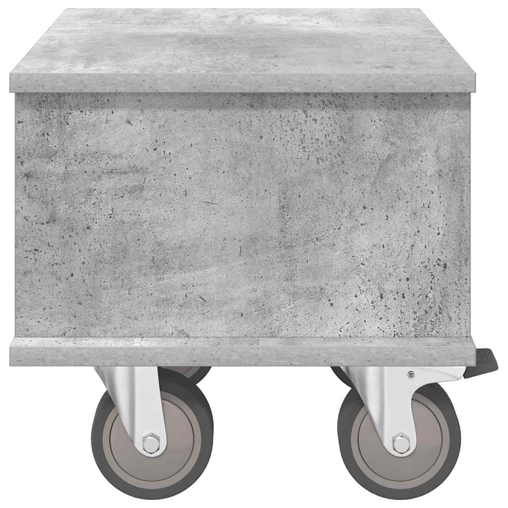 vidaXL TV Stand Concrete Grey 37 x 35 x 35 cm Engineered Wood
