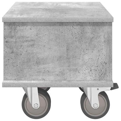 vidaXL TV Stand Concrete Grey 37 x 35 x 35 cm Engineered Wood