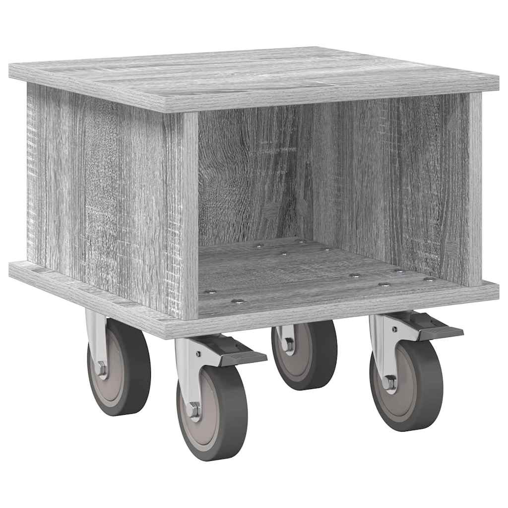 vidaXL TV Stand Grey Sonoma 37 x 35 x 35 cm Engineered Wood