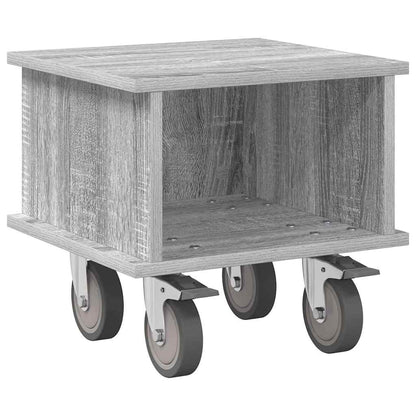 vidaXL TV Stand Grey Sonoma 37 x 35 x 35 cm Engineered Wood