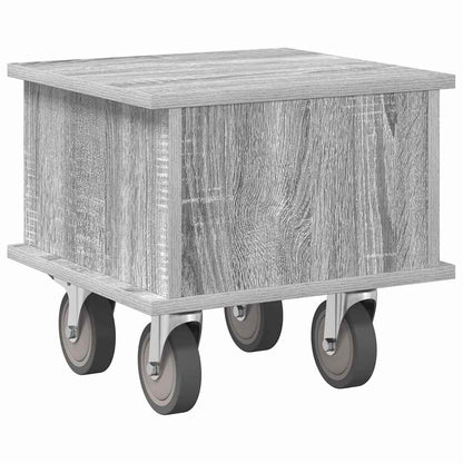 vidaXL TV Stand Grey Sonoma 37 x 35 x 35 cm Engineered Wood