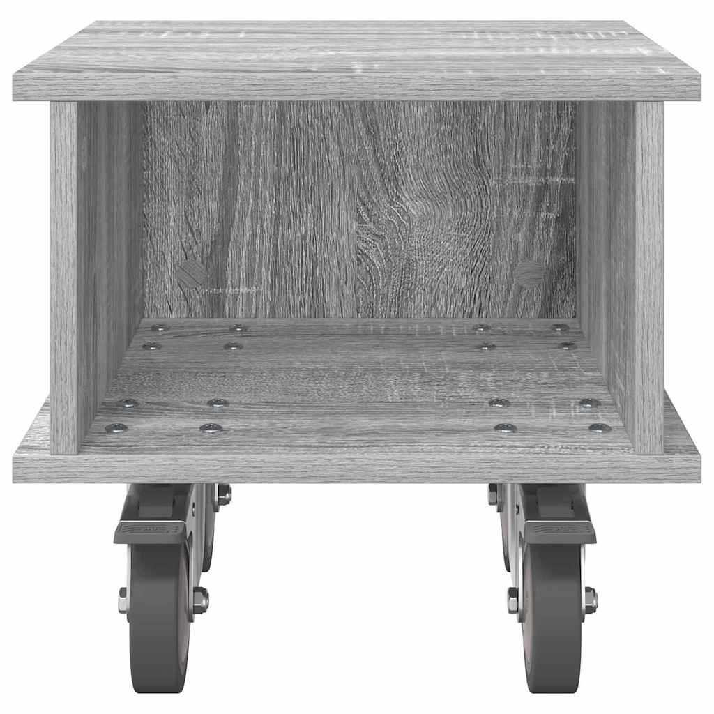 vidaXL TV Stand Grey Sonoma 37 x 35 x 35 cm Engineered Wood