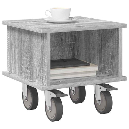 vidaXL TV Stand Grey Sonoma 37 x 35 x 35 cm Engineered Wood