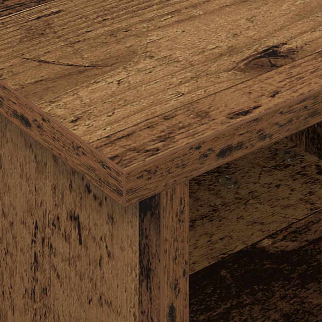 vidaXL TV Stand Old Wood 37 x 35 x 35 cm Engineered Wood