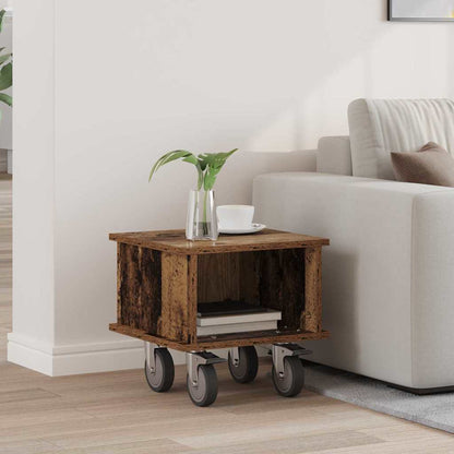 vidaXL TV Stand Old Wood 37 x 35 x 35 cm Engineered Wood
