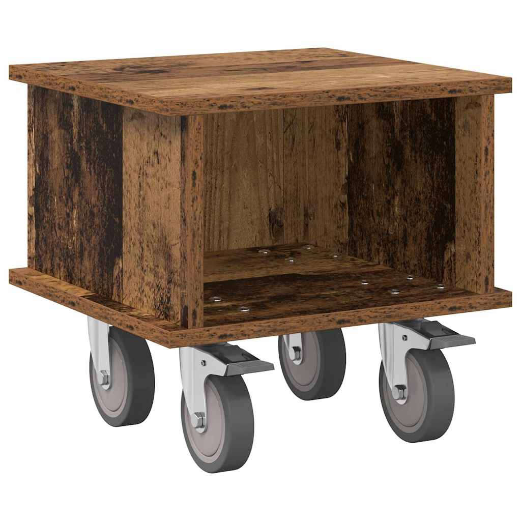 vidaXL TV Stand Old Wood 37 x 35 x 35 cm Engineered Wood