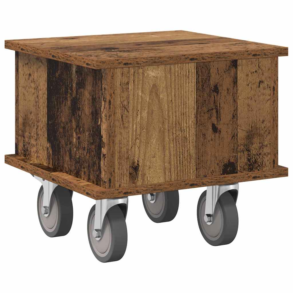 vidaXL TV Stand Old Wood 37 x 35 x 35 cm Engineered Wood