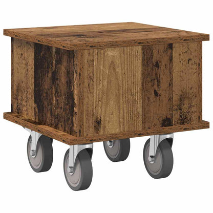 vidaXL TV Stand Old Wood 37 x 35 x 35 cm Engineered Wood