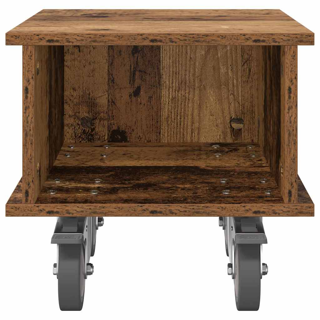 vidaXL TV Stand Old Wood 37 x 35 x 35 cm Engineered Wood
