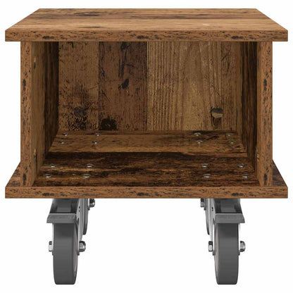 vidaXL TV Stand Old Wood 37 x 35 x 35 cm Engineered Wood