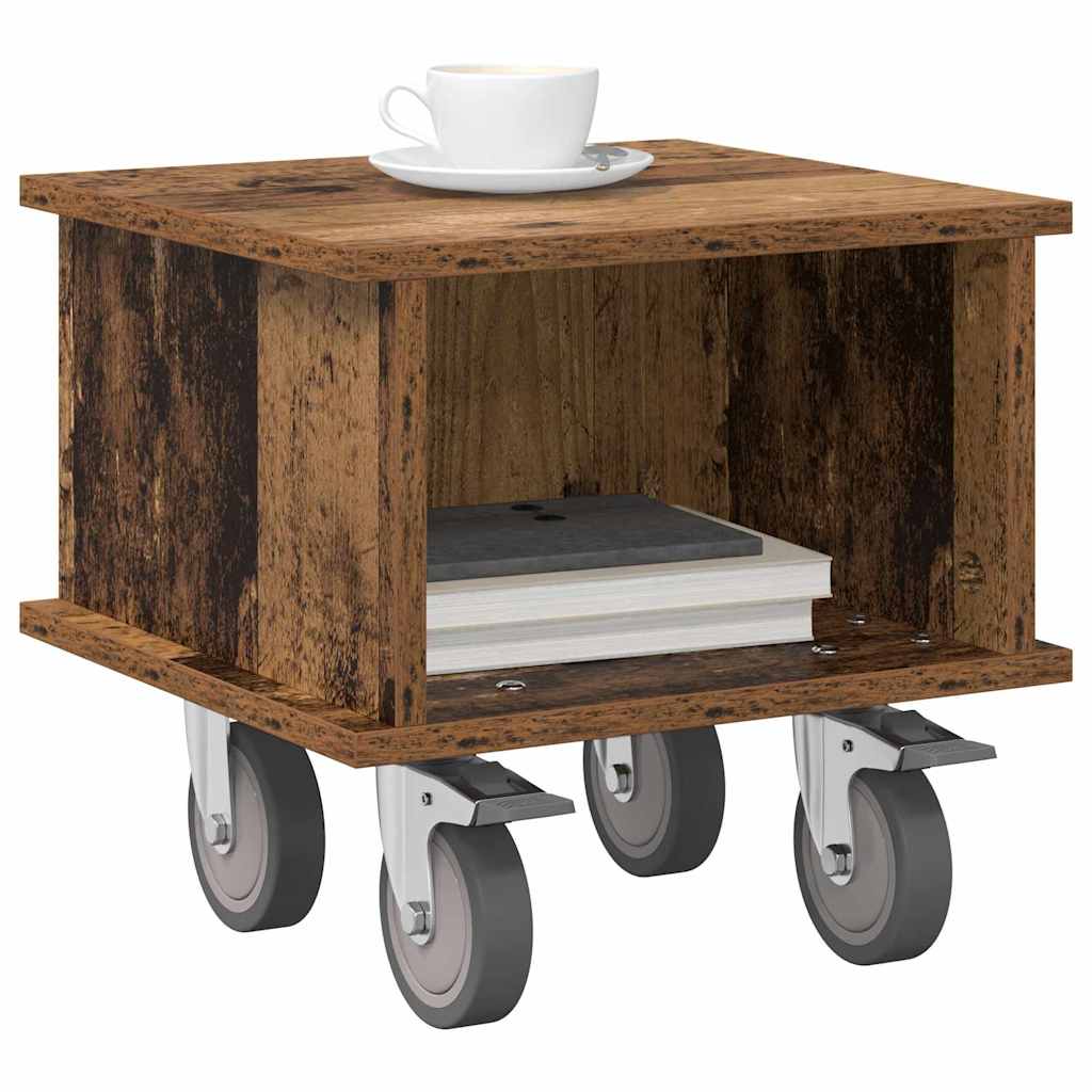 vidaXL TV Stand Old Wood 37 x 35 x 35 cm Engineered Wood