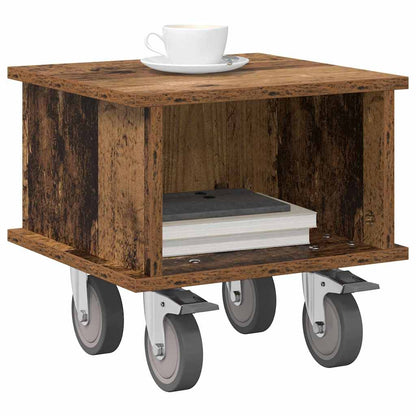 vidaXL TV Stand Old Wood 37 x 35 x 35 cm Engineered Wood