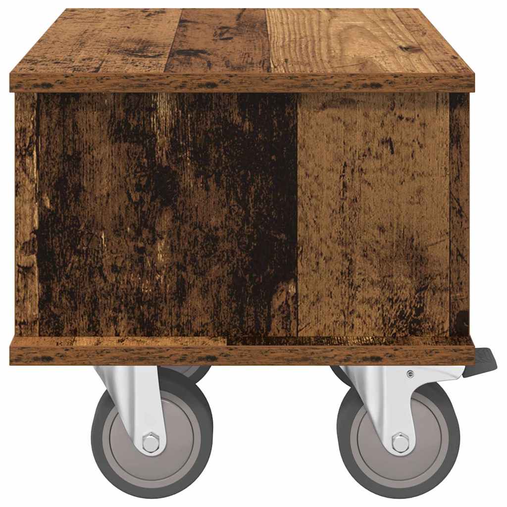 vidaXL TV Stand Old Wood 37 x 35 x 35 cm Engineered Wood