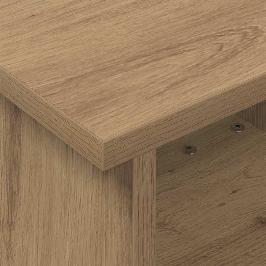 vidaXL TV Stand 37 x 35 x 35 cm Artisan Oak Engineered Wood