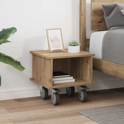 vidaXL TV Stand 37 x 35 x 35 cm Artisan Oak Engineered Wood