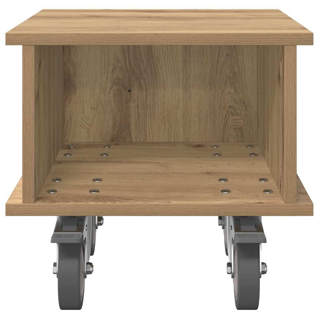 vidaXL TV Stand 37 x 35 x 35 cm Artisan Oak Engineered Wood