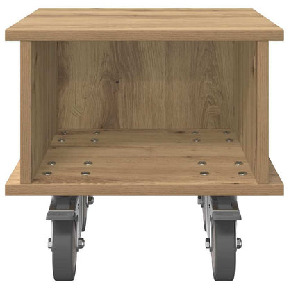 vidaXL TV Stand 37 x 35 x 35 cm Artisan Oak Engineered Wood
