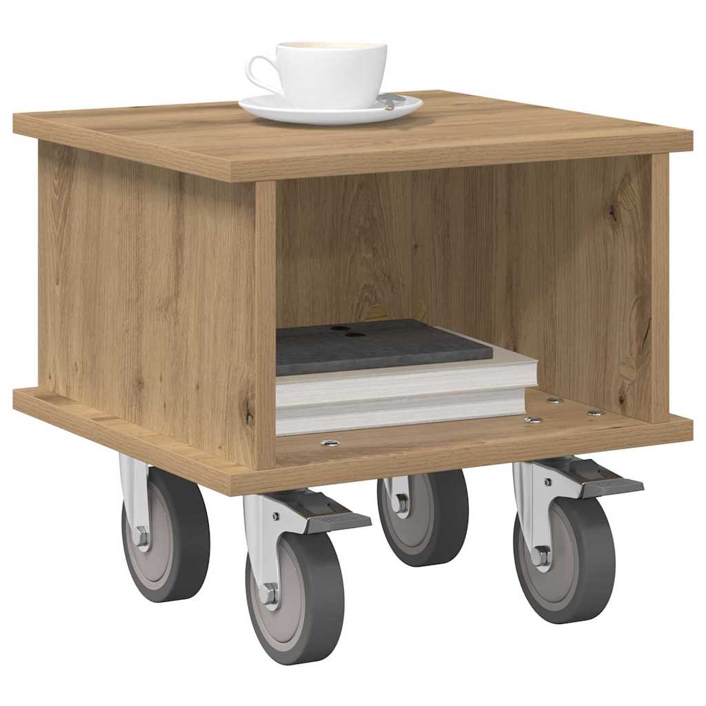 vidaXL TV Stand 37 x 35 x 35 cm Artisan Oak Engineered Wood
