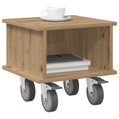 vidaXL TV Stand 37 x 35 x 35 cm Artisan Oak Engineered Wood