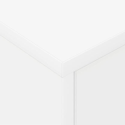 vidaXL Bedside Table White 40.5 x 40 x 48 cm Engineered Wood