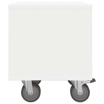 vidaXL Bedside Table 2 pcs White 40.5 x 40 x 48 cm Engineered Wood