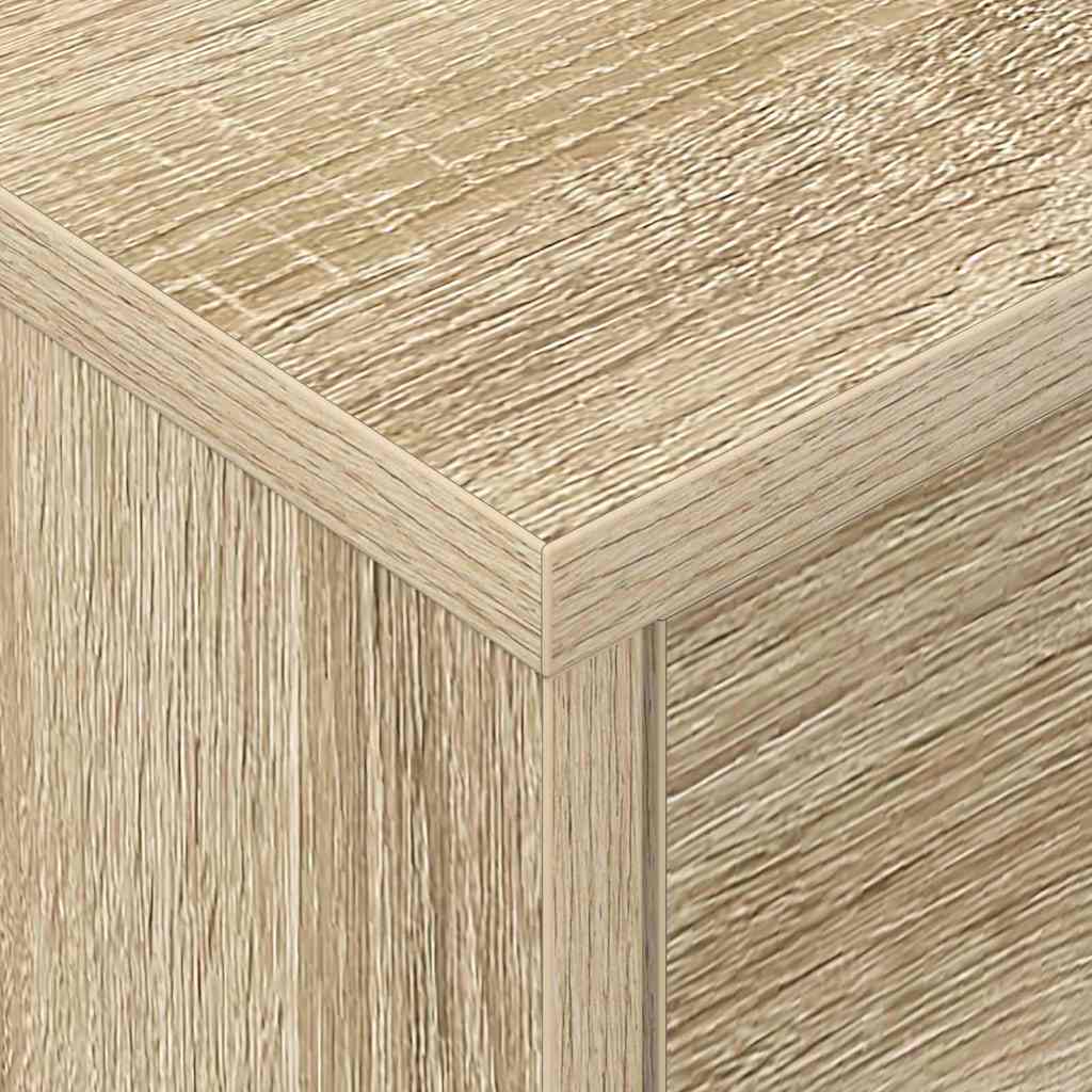 vidaXL Bedside Table 2 pcs Sonoma Oak 40.5 x 40 x 48 cm