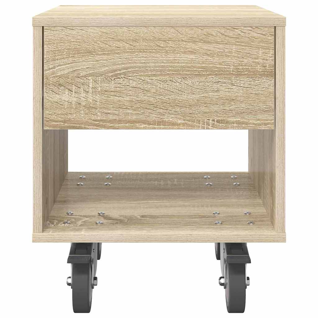 vidaXL Bedside Table 2 pcs Sonoma Oak 40.5 x 40 x 48 cm