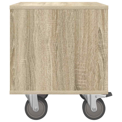 vidaXL Bedside Table 2 pcs Sonoma Oak 40.5 x 40 x 48 cm