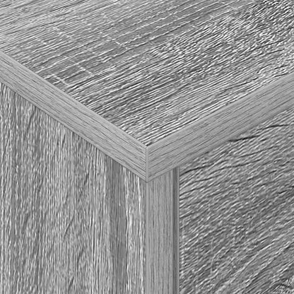 vidaXL Bedside Table Grey Sonoma 40.5 x 40 x 48 cm Engineered Wood