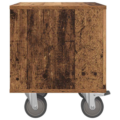 vidaXL Bedside Table 2 pcs Old Wood 40.5 x 40 x 48 cm Engineered Wood