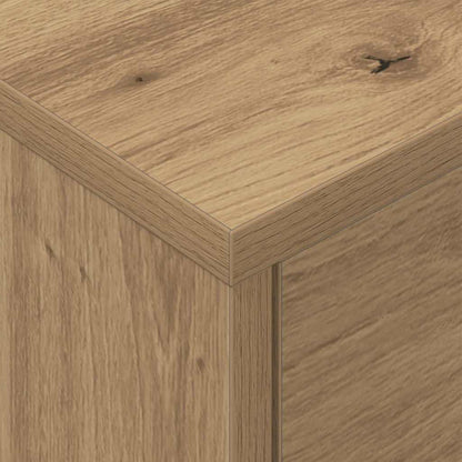 vidaXL Bedside Table Artisan Oak 40.5 x 40 x 48 cm Engineered Wood