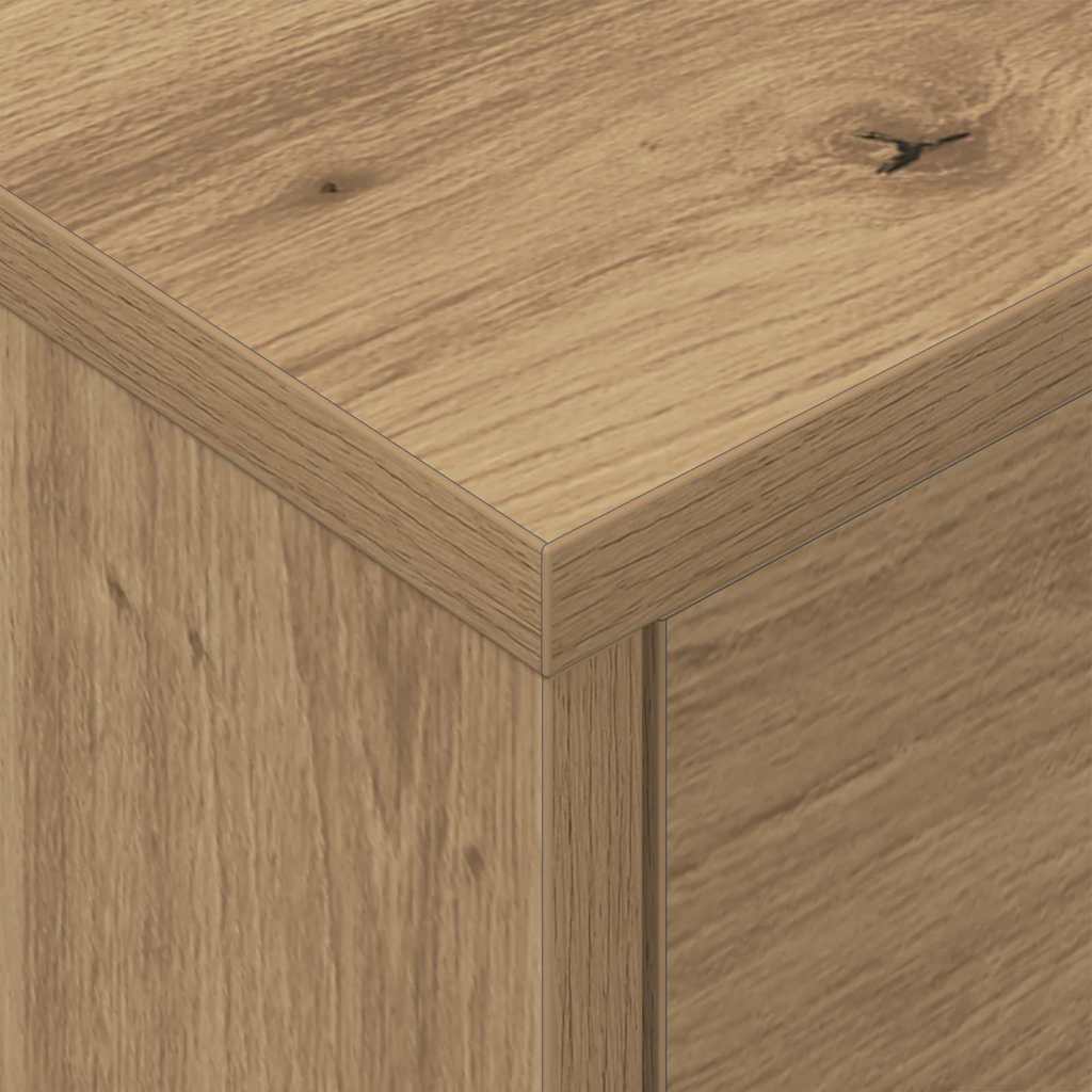 vidaXL Bedside Table 2 pcs Artisan Oak 40.5 x 40 x 48 cm