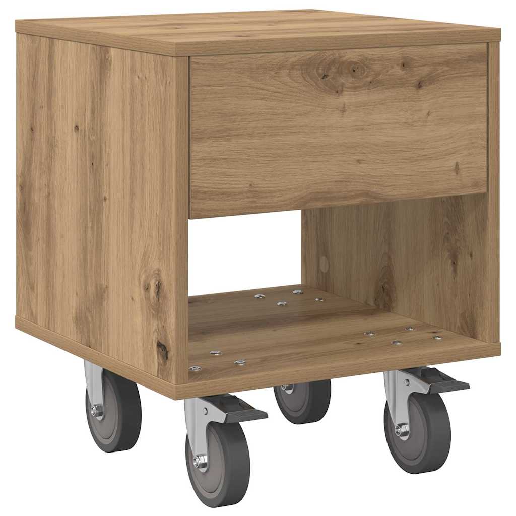 vidaXL Bedside Table 2 pcs Artisan Oak 40.5 x 40 x 48 cm